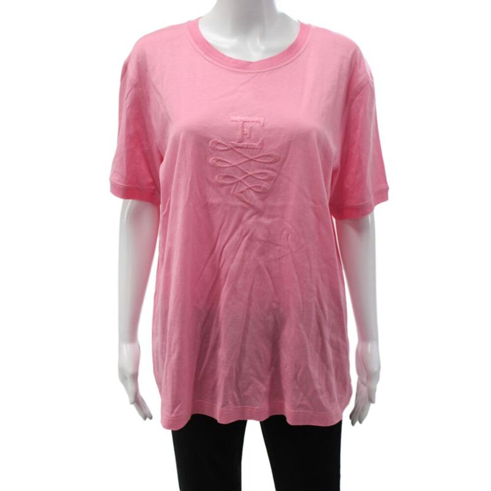 Escada Margaretha Ley Womens Jersey Cotton Crewneck Short Sleeve Tee Size 44